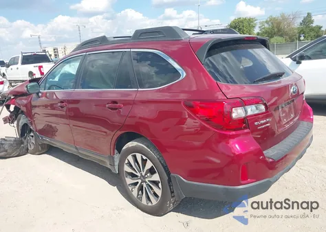 2015 Subaru Outback 2.5I Limited z USA, uszkodzony, nr VIN 4S4BSBNC0F3330466